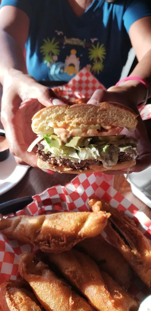 Bleu Cheese Avocado Burger